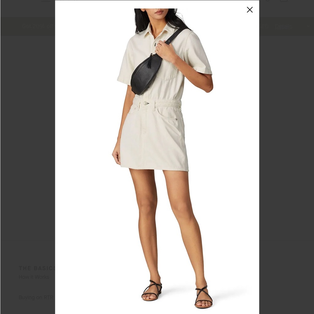 Rag & Bone JEAN Denim Dress - Medium